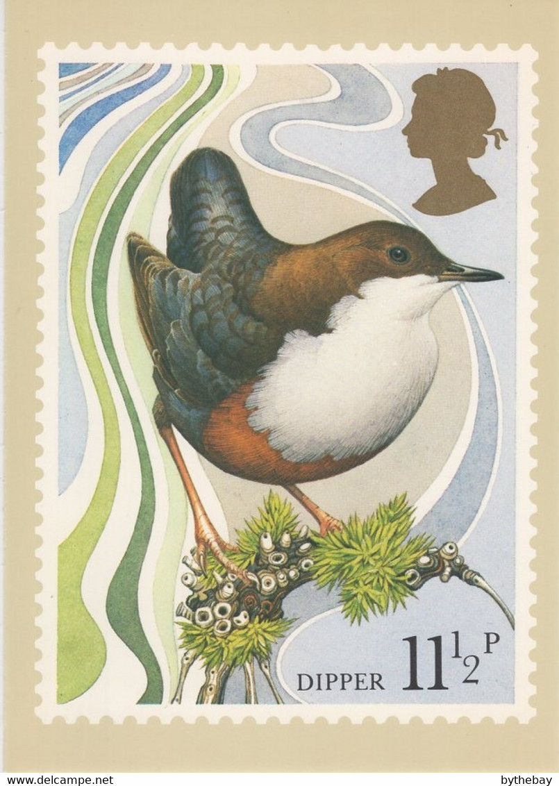 Great Britain 1980 PHQ Card Sc 885 11 1/2p Dipper - PHQ Cards