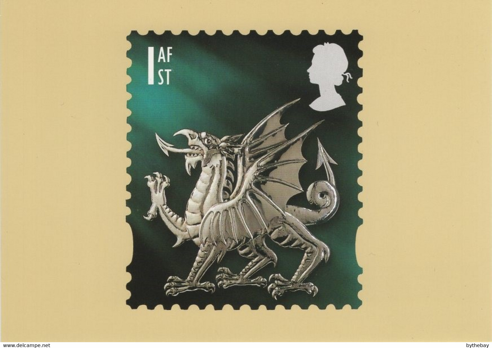 Great Britain Wales 1999 PHQ Card Sc 14 1st Dragon - Cartes PHQ