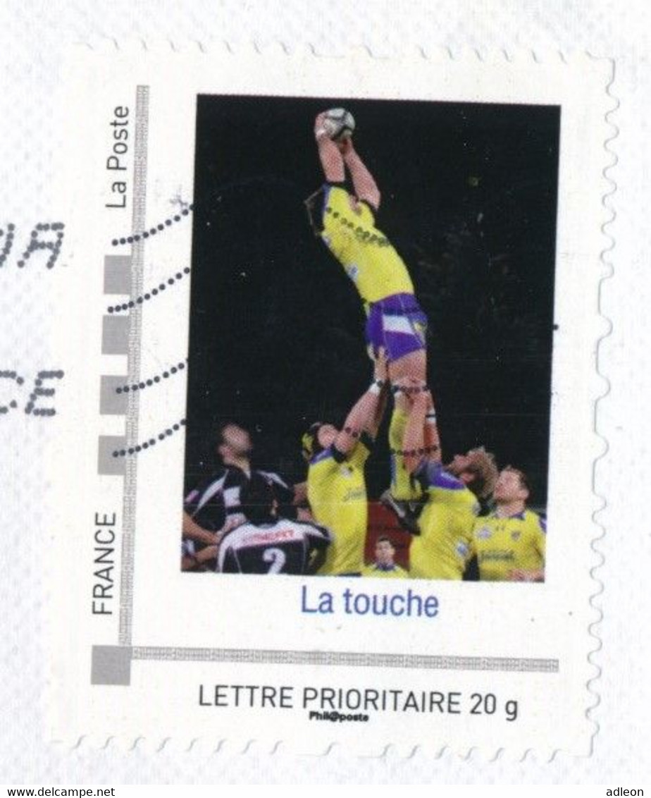 France-IDTimbres - Rugby - La Touche - YT IDT 13 Sur Lettre Du 11-10-2011 - Cartas & Documentos