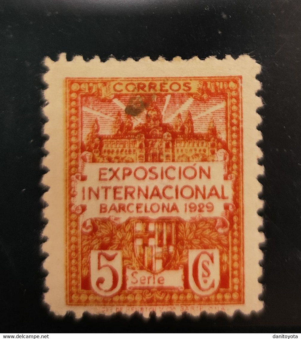 AYUNTAMIENTO DE BARCELONA. EDIFIL 1 EC *.  ERROR DE COLOR. CATALOGO 26.50 € - Barcelona