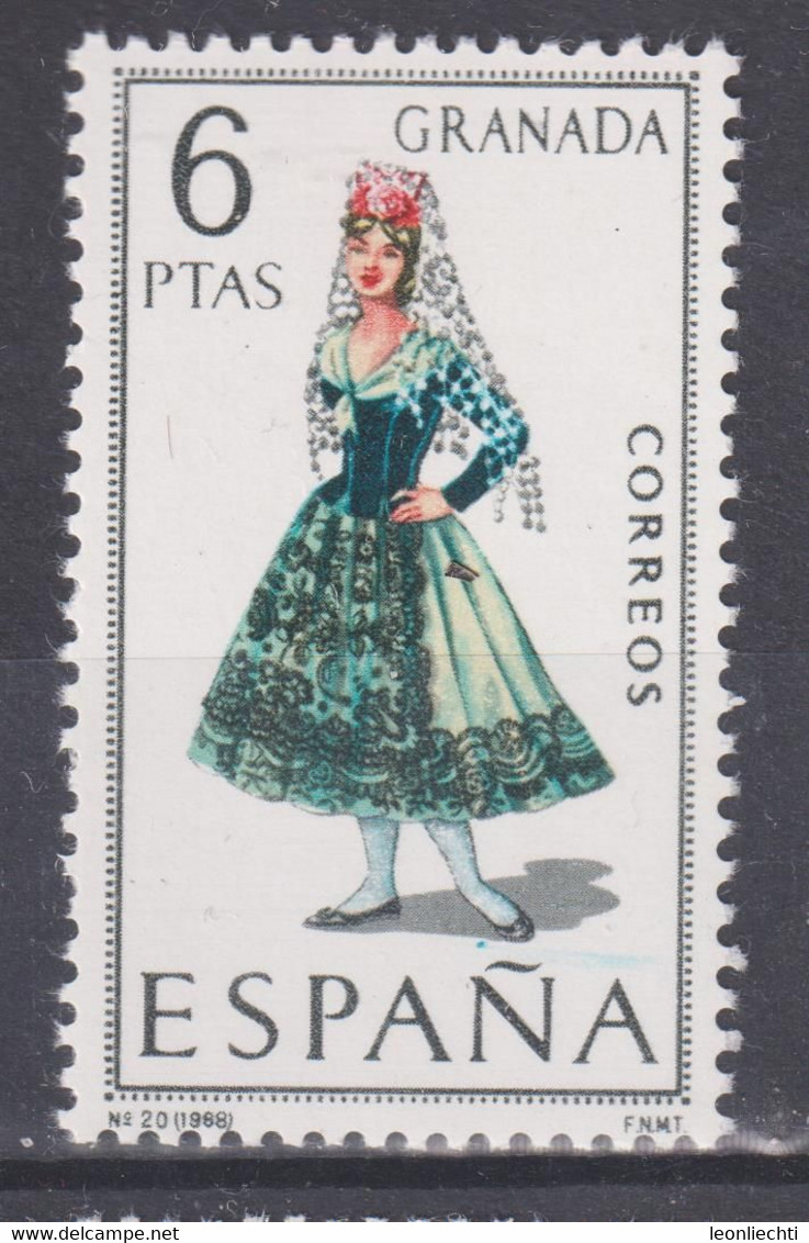 1968 Spanien Mi: ES 1775** Y&T: ES1525 **  Frauen - Tracht Granada - Costumes