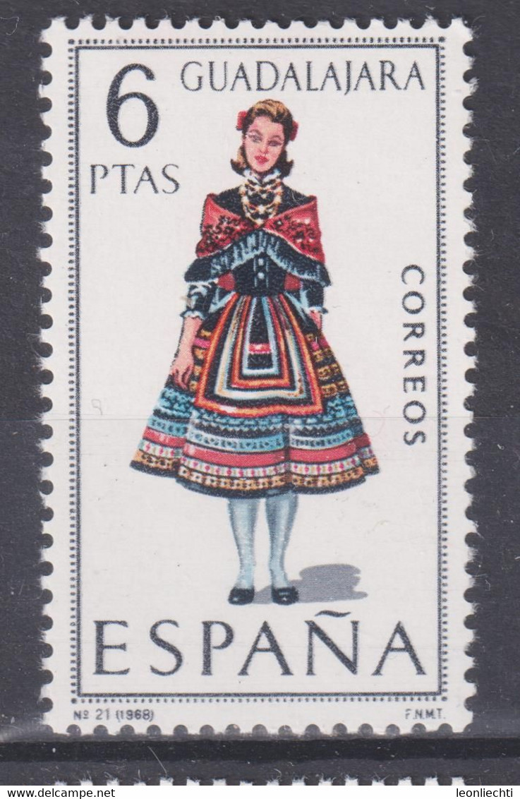 1968 Spanien Mi: ES 1776** Y&T: ES1526 **  Frauen - Tracht Guadalajara - Costumes