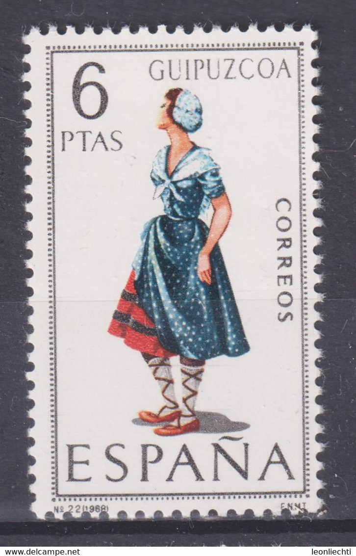 1968 Spanien Mi: ES 1781** Y&T: ES1527 **  Frauen - Tracht  Guipuzcoa - Costumes