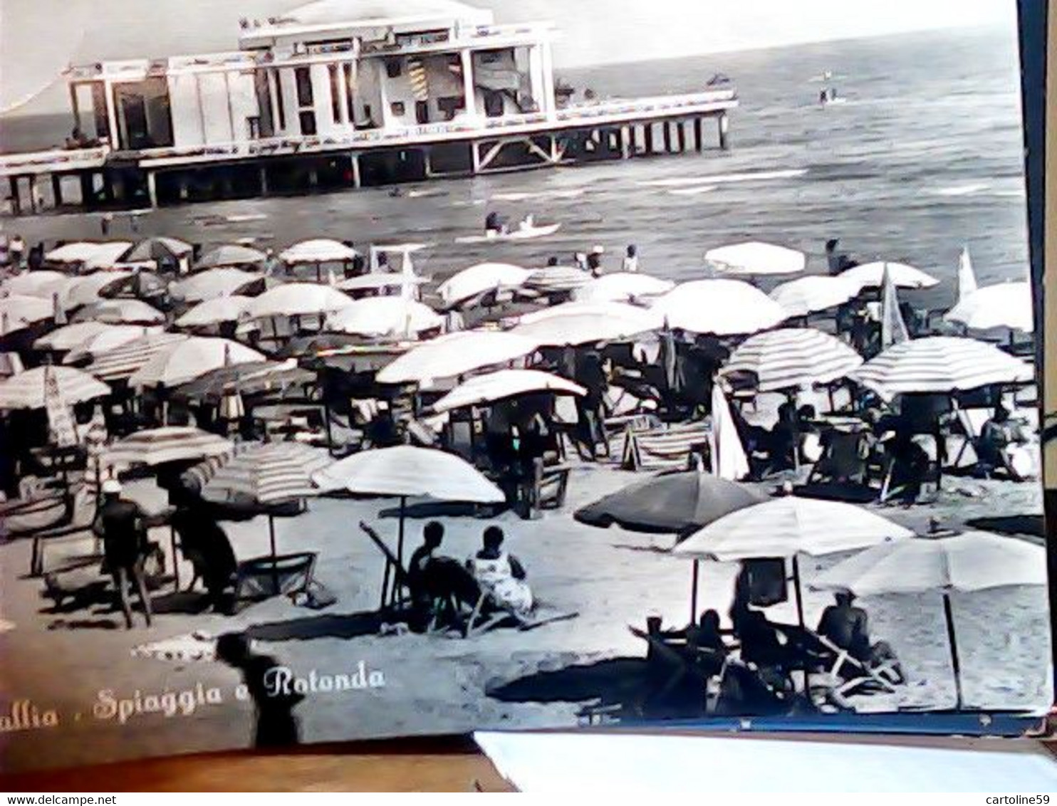 11 CARD SENIGALLIA VEDUTE  SPIAGGIA ALBERGHI  VBN1955/76 JB5877