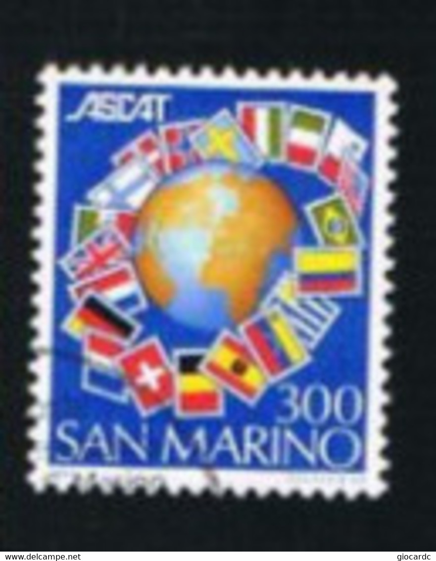 SAN MARINO - UNIF. 1106  - 1982 ASCAT  - USED° - Oblitérés