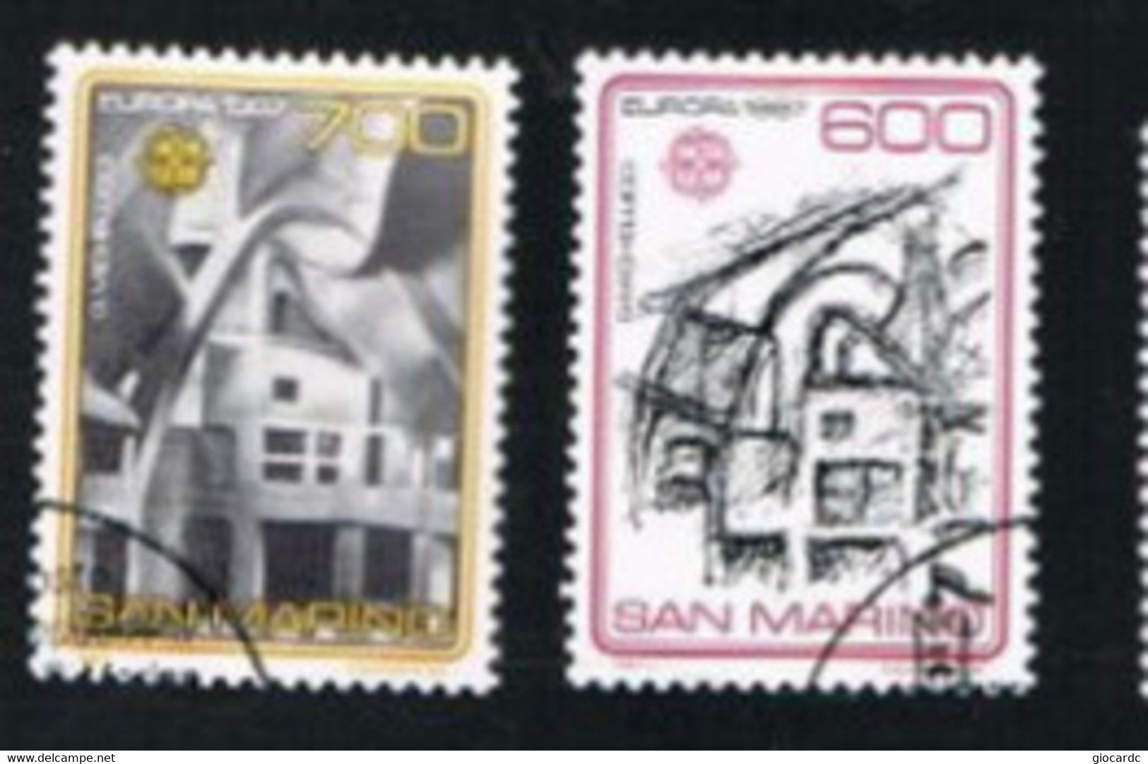 SAN MARINO - UNIF. 1195.1196 - 1987 EUROPA  (COMPLET SET OF 2)- USED° - Usados