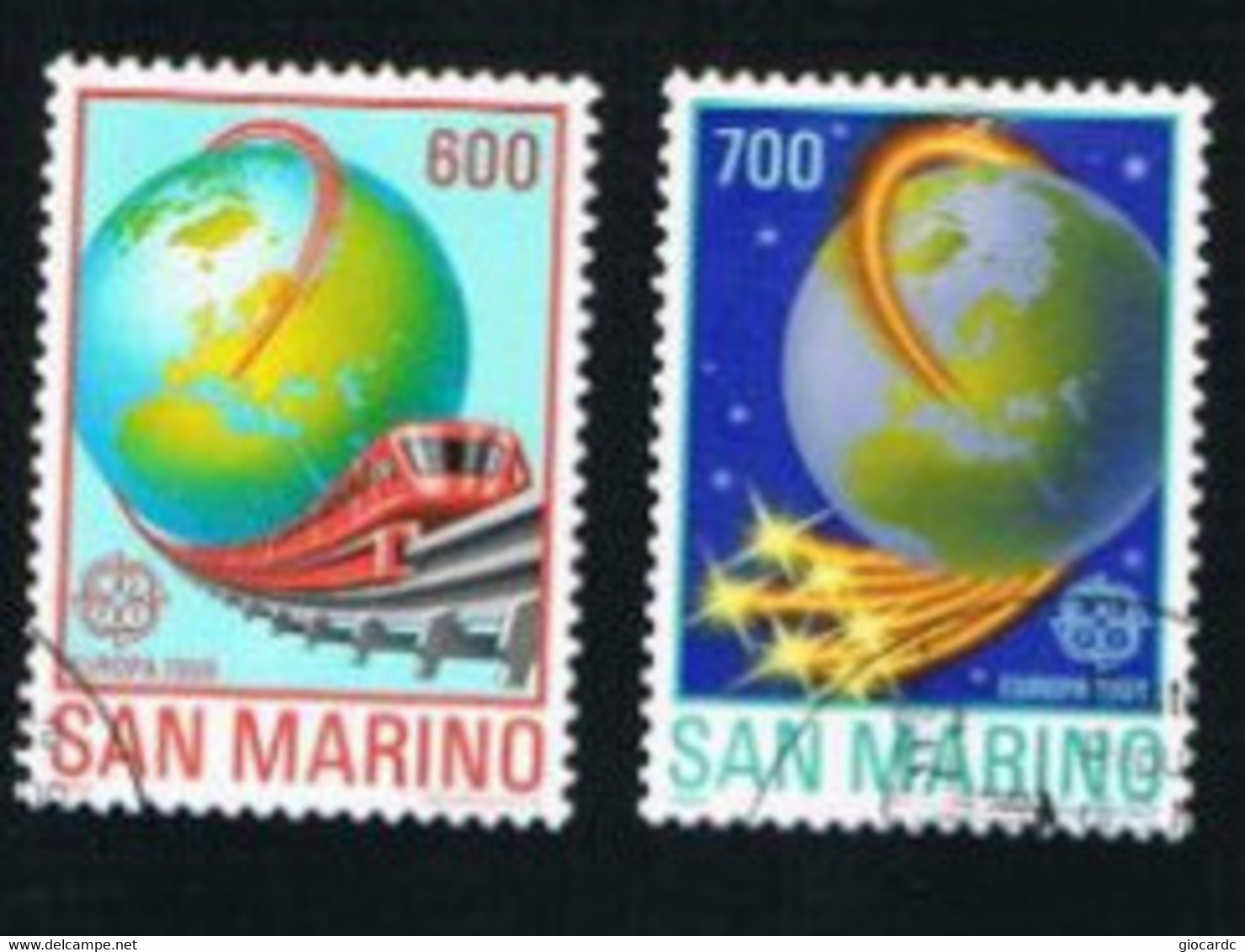 SAN MARINO - UNIF. 1221.1222 - 1988  EUROPA    (COMPLET SET OF2) - USED° - Gebraucht