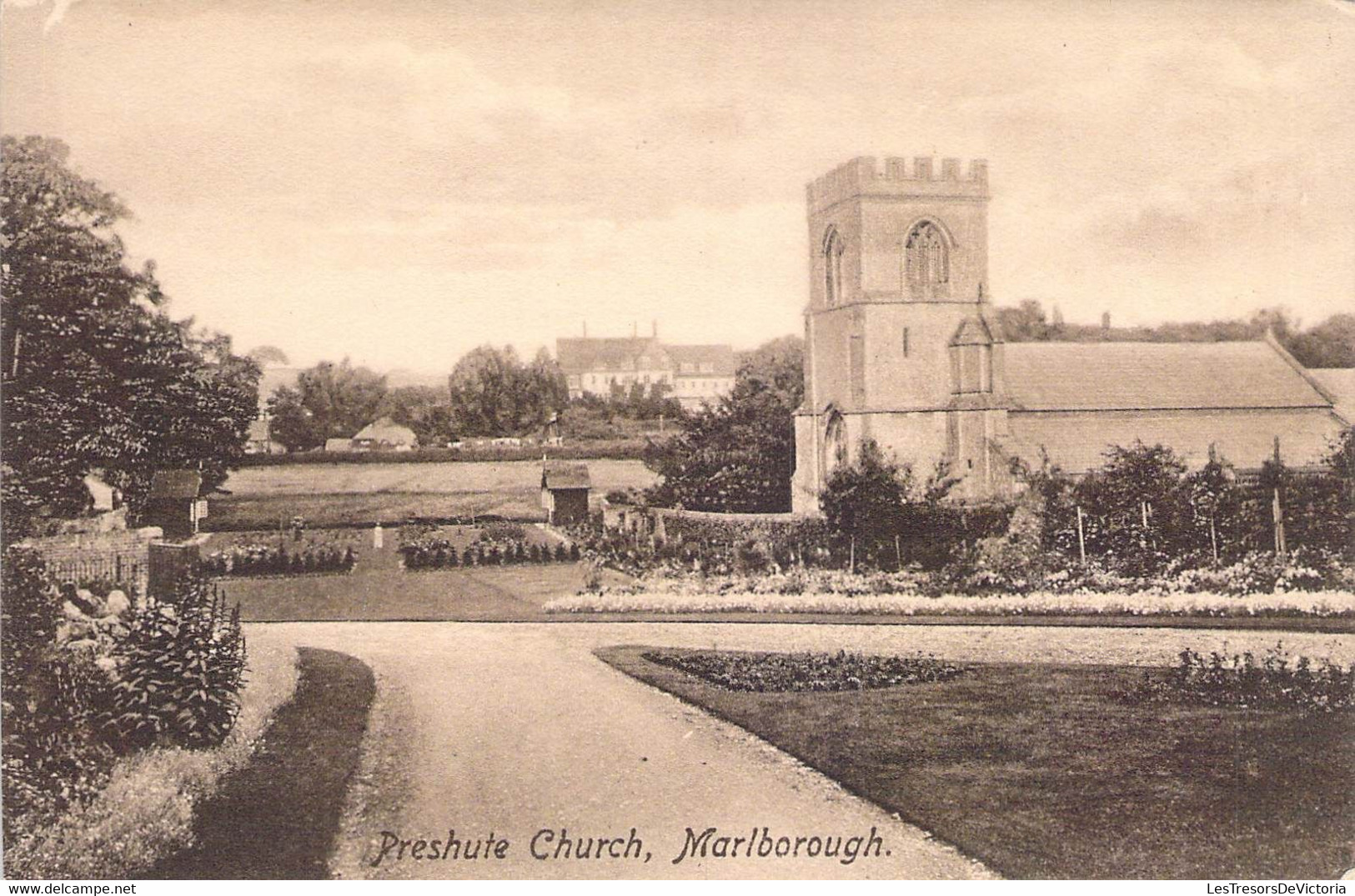 CPA Royaume Uni - Angleterre - Wiltshire - Marlborough - Preshute Church - Lucy & Co. - Frith's Series - Eglise - Tour - Sonstige & Ohne Zuordnung
