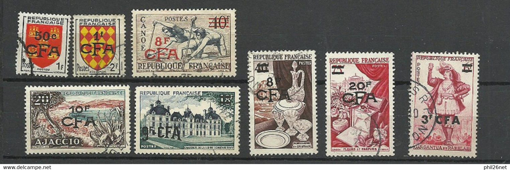 Réunion N°  307: 309; 311; 314 à 317 Et 319      Oblitérés B/ TB Voir Scans Soldé ! ! ! - Used Stamps