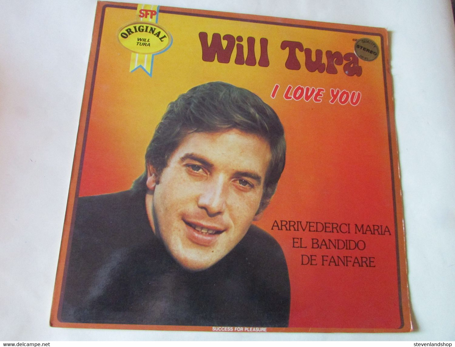 WILL TURA, I LOVE YOU, LP - Andere - Nederlandstalig