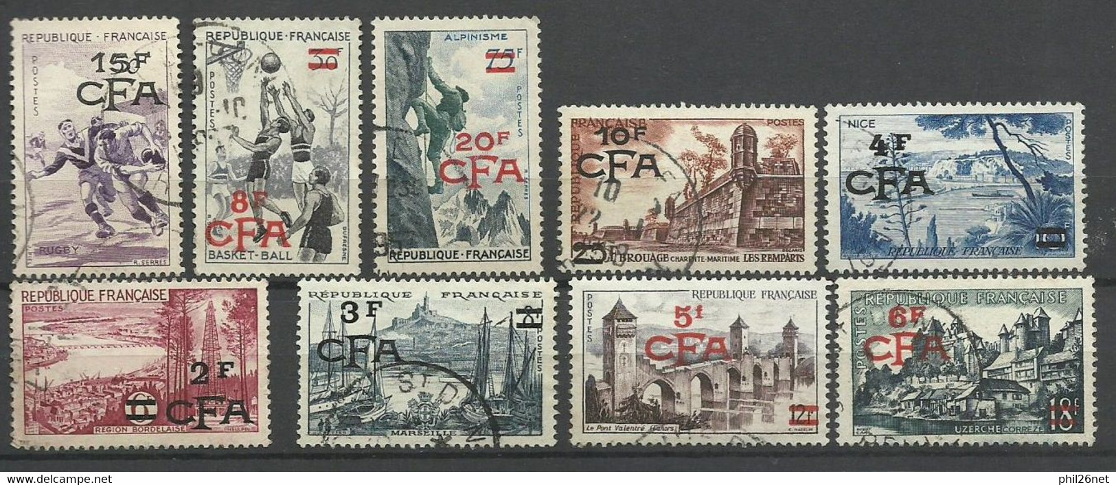 Réunion N°   321 à 326 Et 328  à  330       Oblitérés B/ TB Voir Scans Soldé ! ! ! - Used Stamps