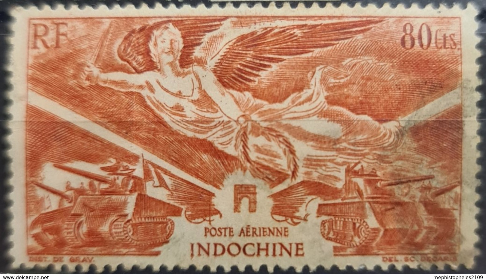 INDOCHINE 1946 - Canceled - YT 39 - Poste Aérienne - Airmail