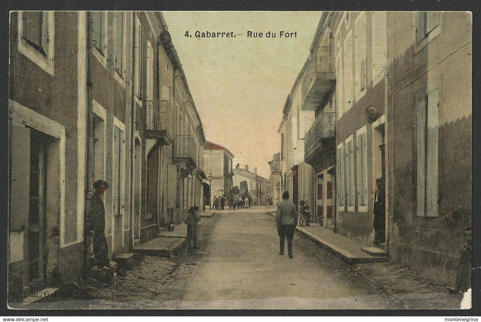 GABARRET - Rue Du Fort - Old Postcard (see Sales Conditions) 07173 - Gabarret