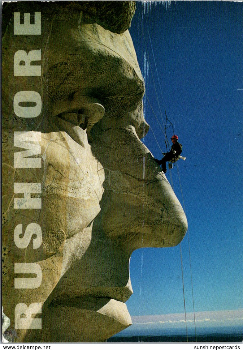 South Dakota Mount Rushmore Showing Annual Maintenance 2001 - Mount Rushmore