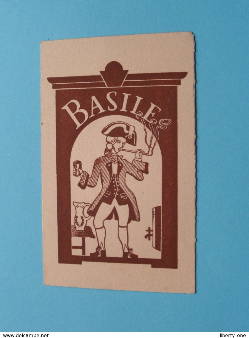 Restaurant BASILE Et Le MODERNE ( Marie GOURDRé ( Prop. ) SAINT MALO ( Voir / Zie Scan ) ! - Visitenkarten