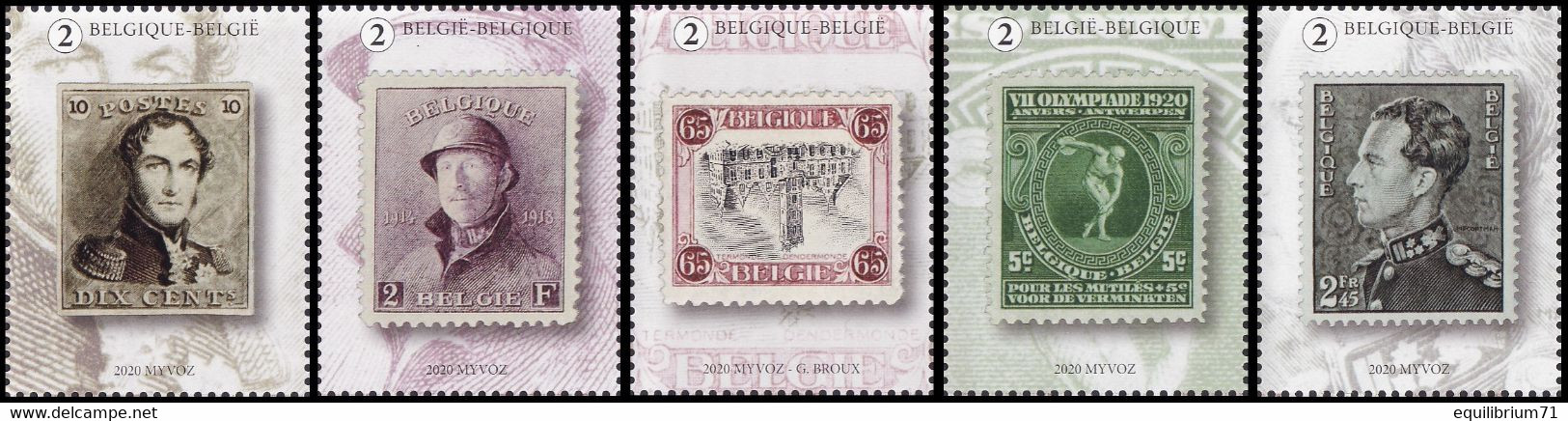 4902/4906**(BL285) - Timbres Iconiques / Iconische Postzegels / Ikonische Briefmarken / Iconic Stamps - Estate 1920: Anversa