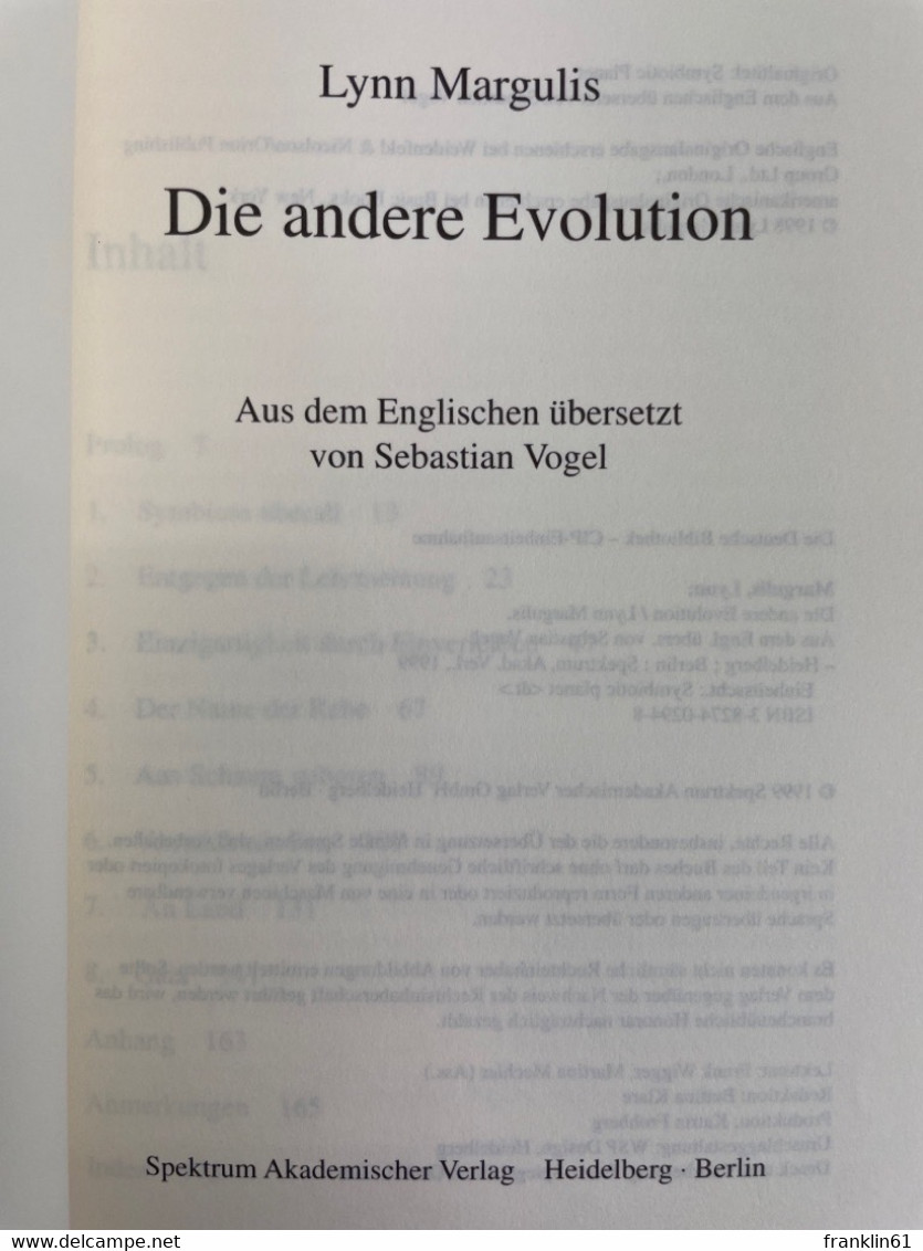 Die Andere Evolution. - Animals
