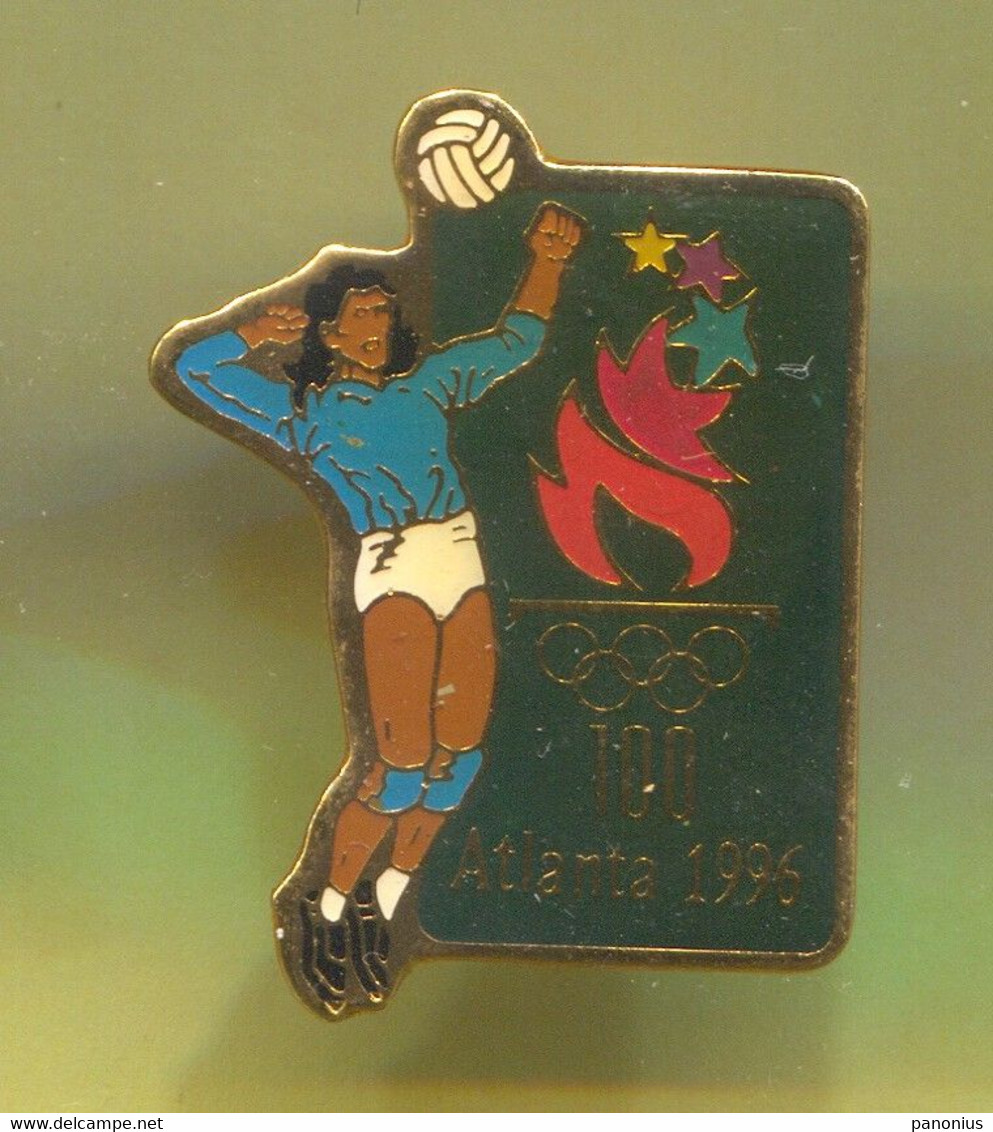 Volleyball Pallavolo - Atlanta 1996. Olympic Olympiade, Pin Badge Abzeichen - Volleybal