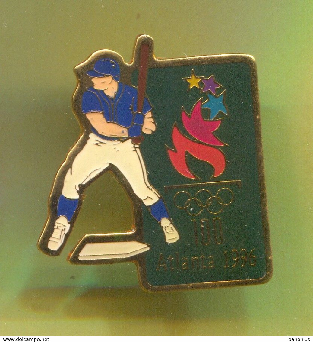 Baseball - Atlanta 1996. Olympic Olympiade, Pin Badge Abzeichen - Baseball