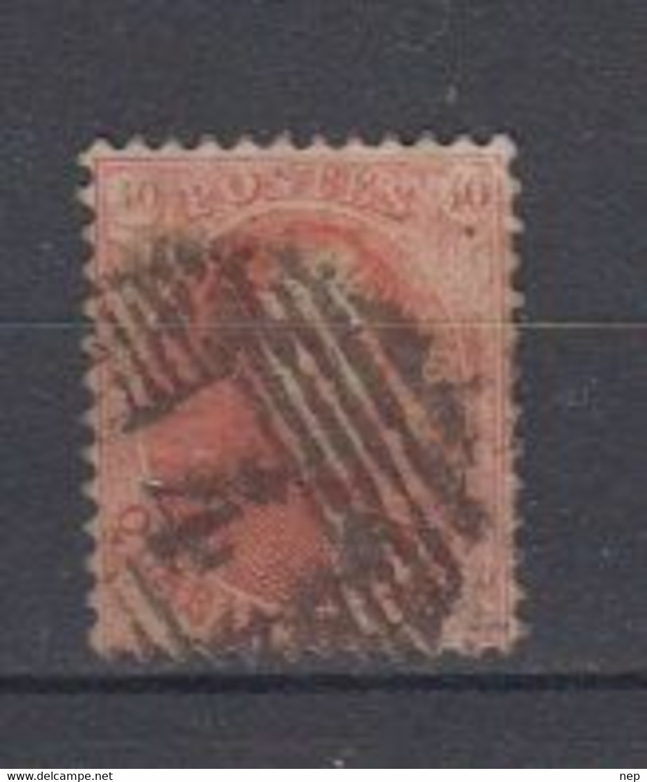 BELGIË - OBP - 1863 - Nr 16 - (P 4 - ANVERS) - + Coba 1.00€ - Postmarks - Lines: Perceptions
