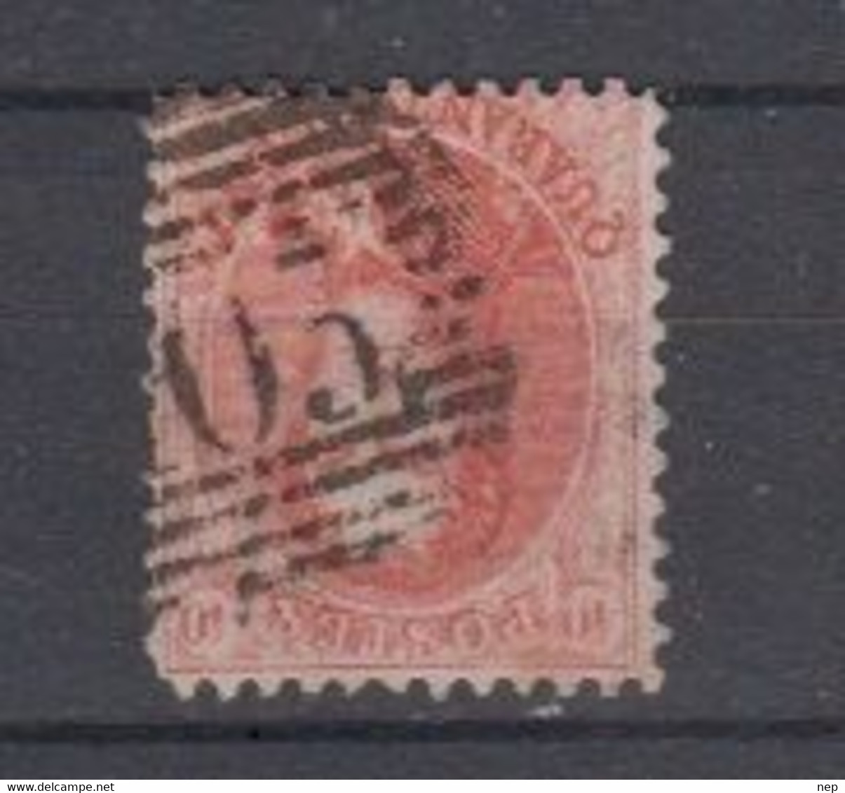 BELGIË - OBP - 1863 - Nr 16 - (P 103 - St GHISLAIN) - + Coba 15.00 € - Postmarks - Lines: Perceptions