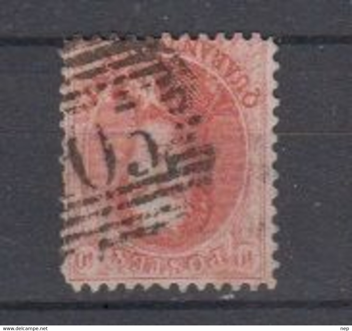 BELGIË - OBP - 1863 - Nr 16 - (P 103 - St GHISLAIN) - + Coba 15.00 € - Balkenstempel: Einladungen