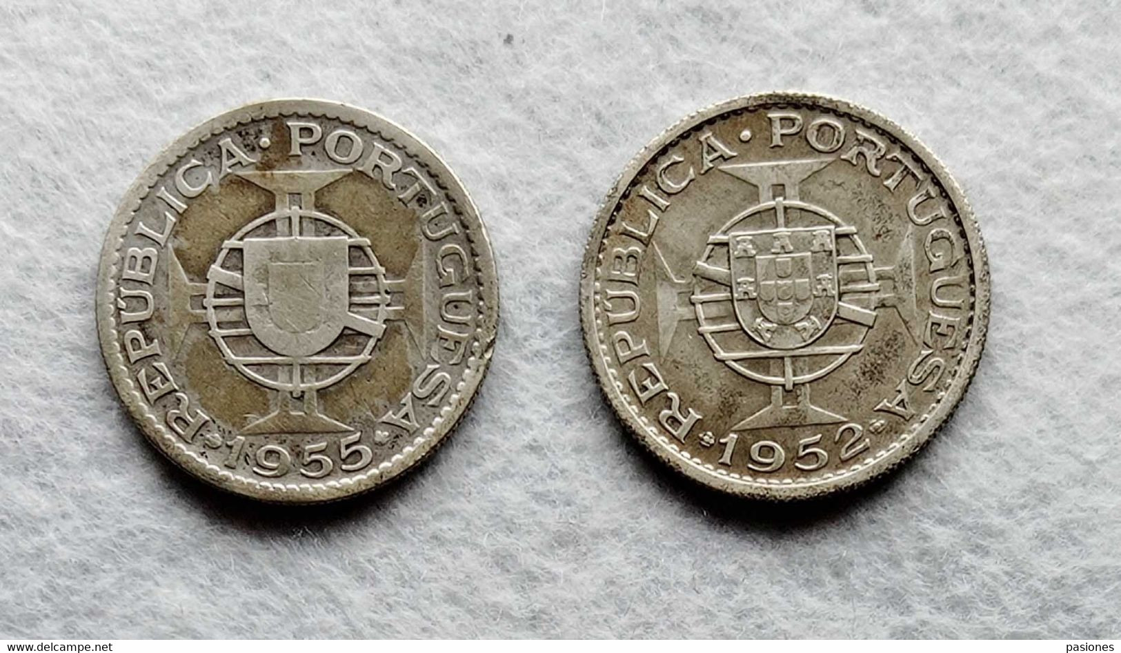 Angola Republica Portuguesa 10 Esc. 1952-55 - Lotto Di 2 - Angola