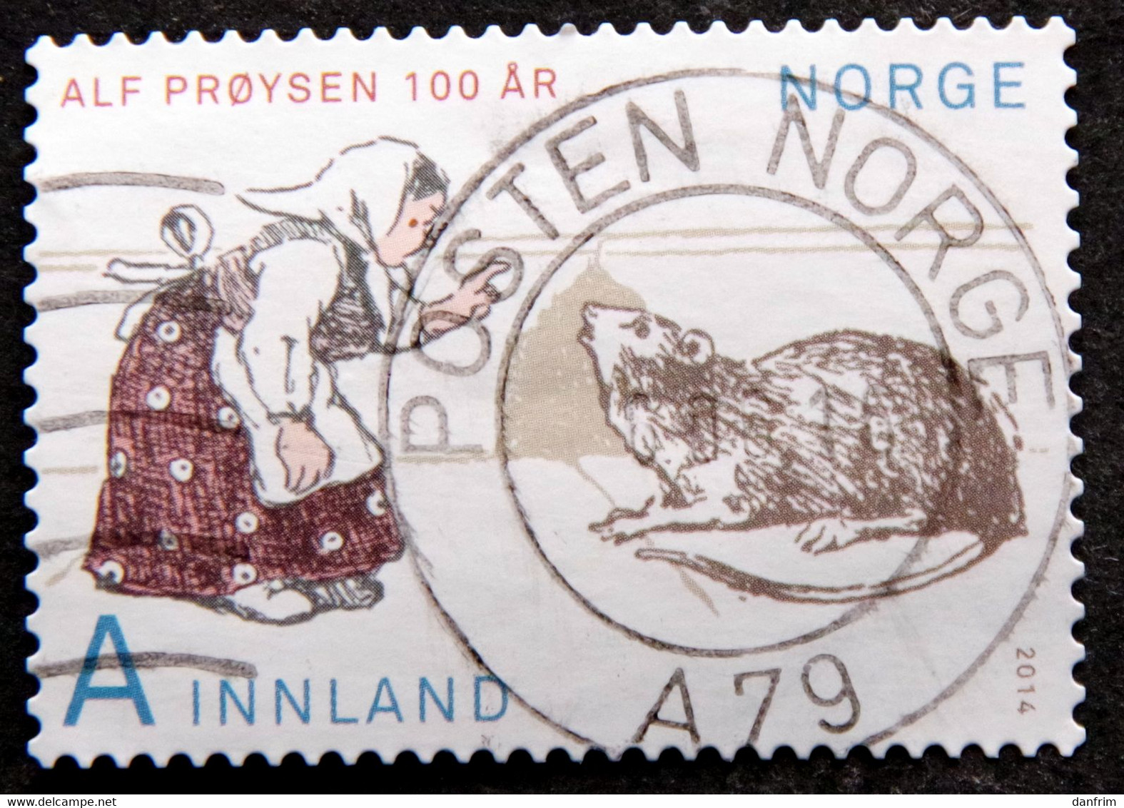 Norway 2014    ALF PROYSEN, WRITER  MiNr.1861  ( Lot  G 2437 ) - Oblitérés