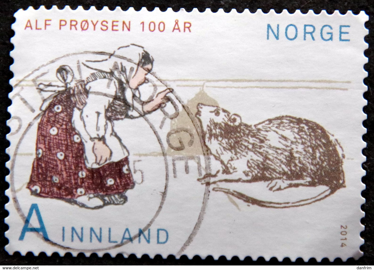 Norway 2014    ALF PROYSEN, WRITER  MiNr.1861  ( Lot  G 2453 ) - Oblitérés