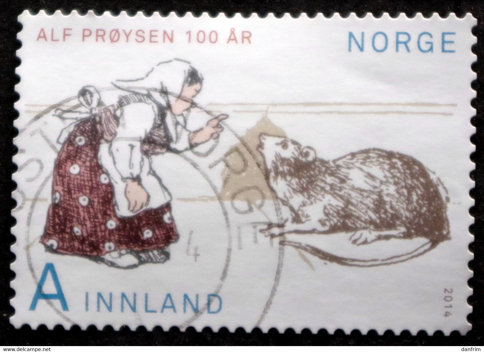 Norway 2014    ALF PROYSEN, WRITER  MiNr.1861  ( Lot  G 2465 ) - Oblitérés