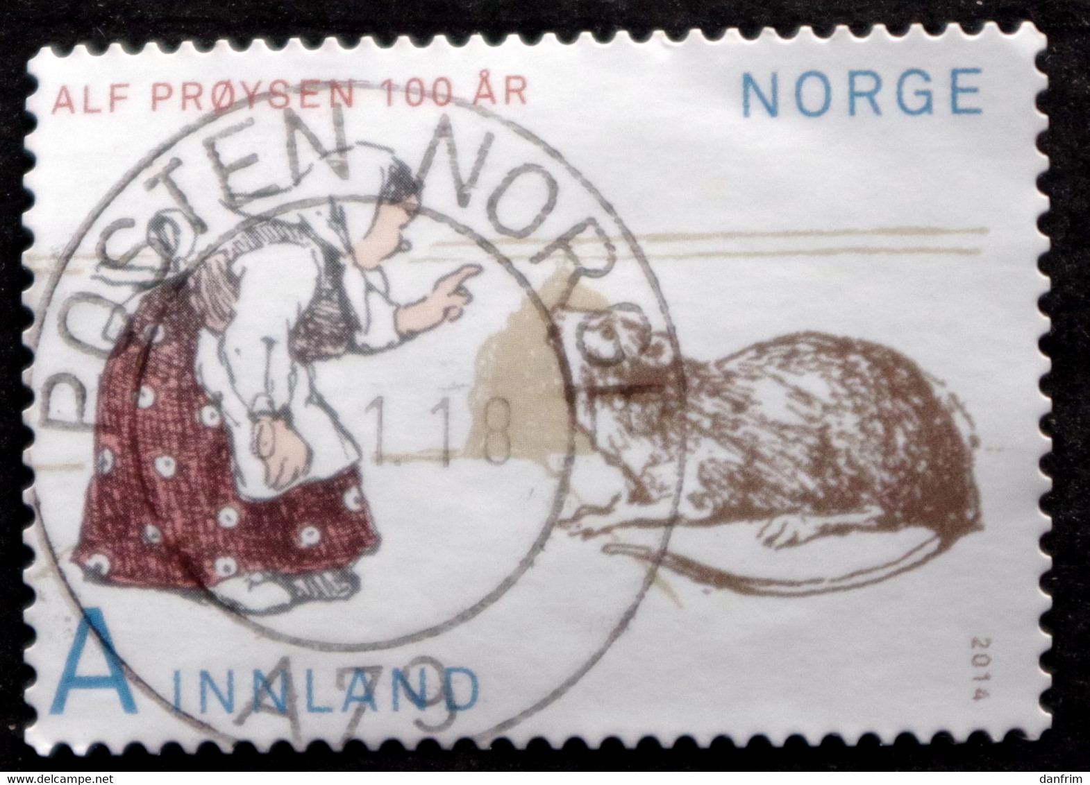 Norway 2014    ALF PROYSEN, WRITER  MiNr.1861  ( Lot  G 2376 ) - Oblitérés