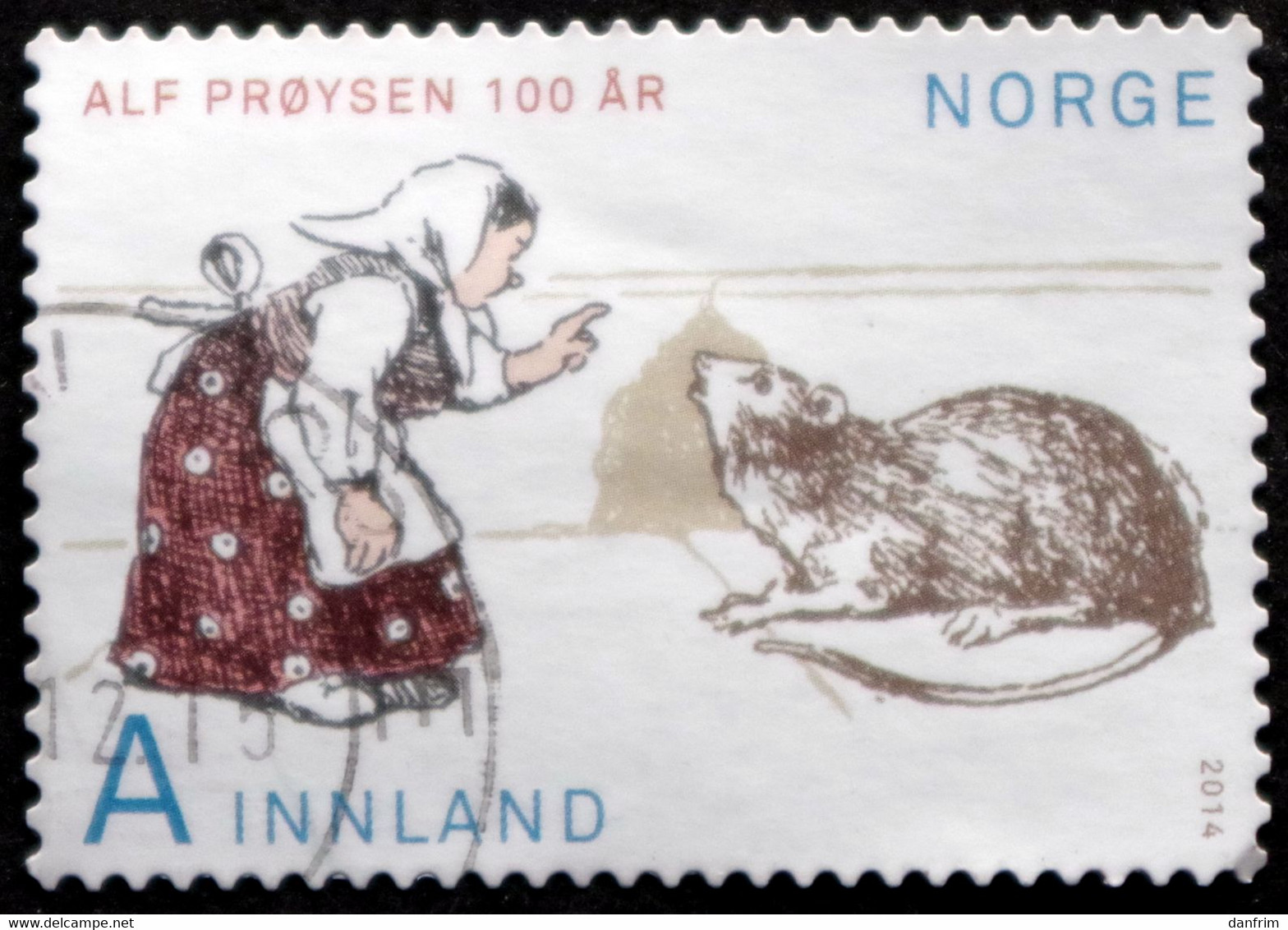 Norway 2014    ALF PROYSEN, WRITER  MiNr.1861  ( Lot  G 2385 ) - Oblitérés