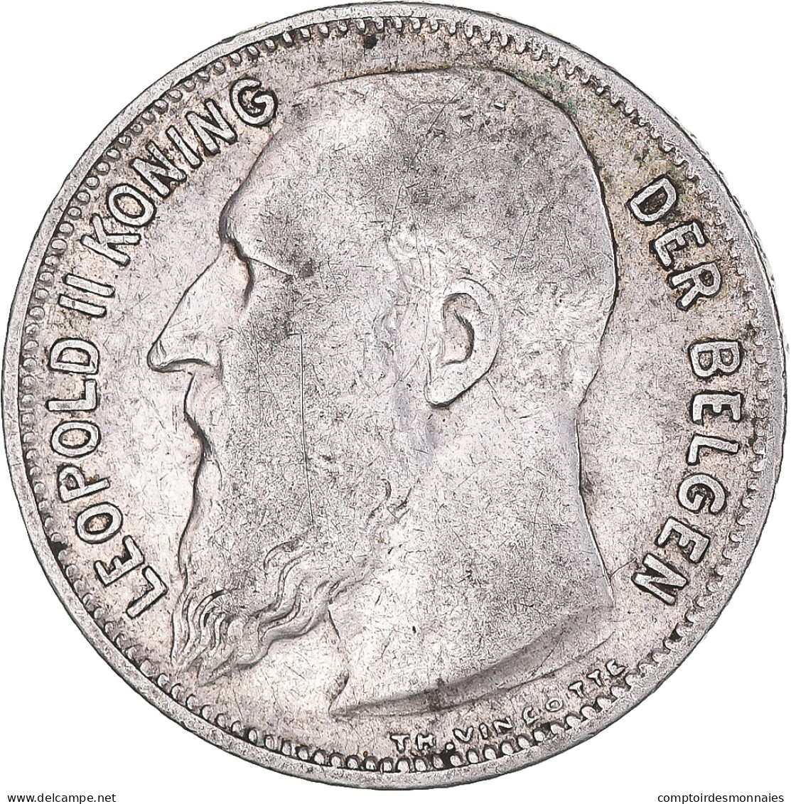 Monnaie, Belgique, Leopold II, Franc, 1904, TB+, Argent, KM:57.1 - 1 Frank