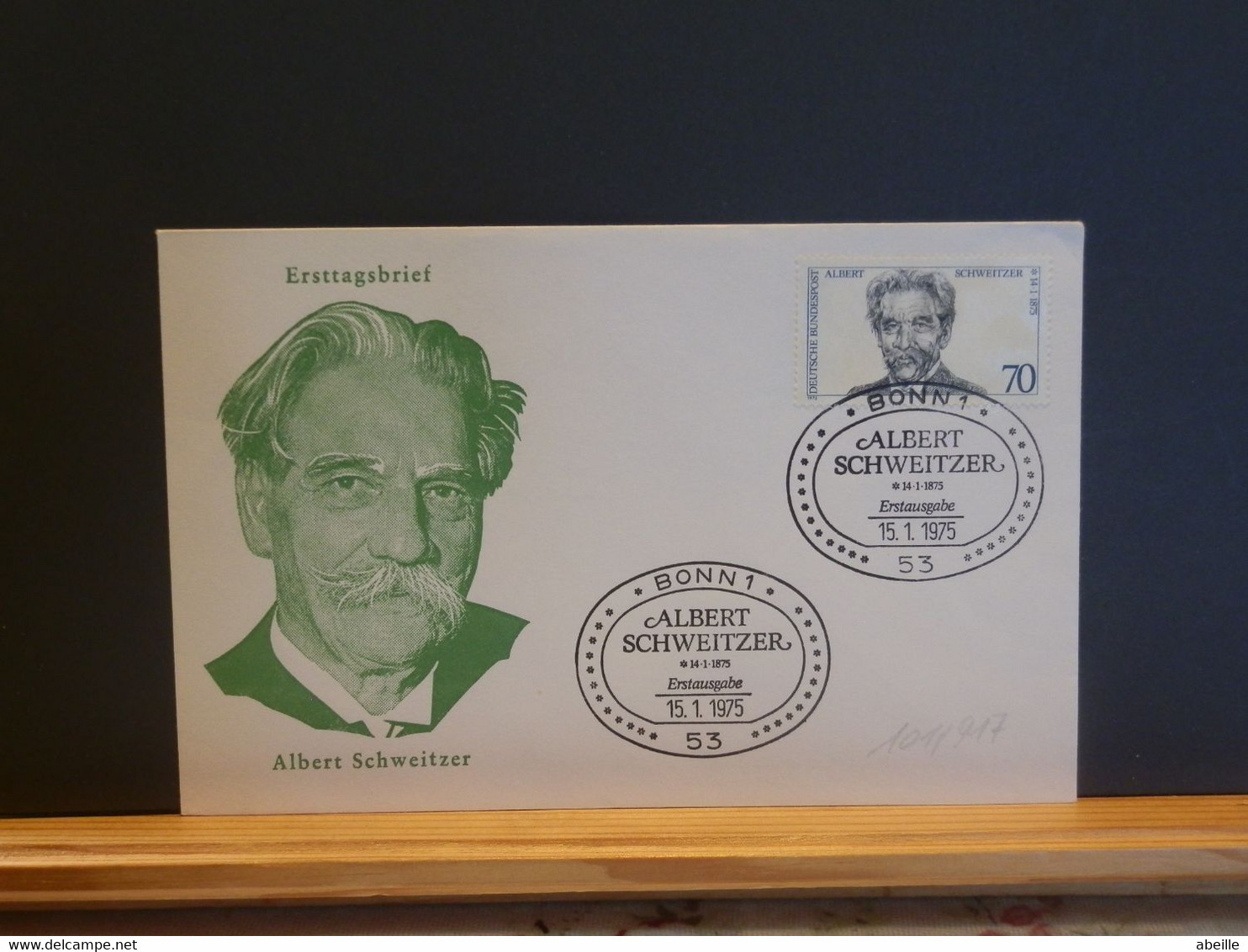 101/917  FDC ALLEMAGNE - Albert Schweitzer