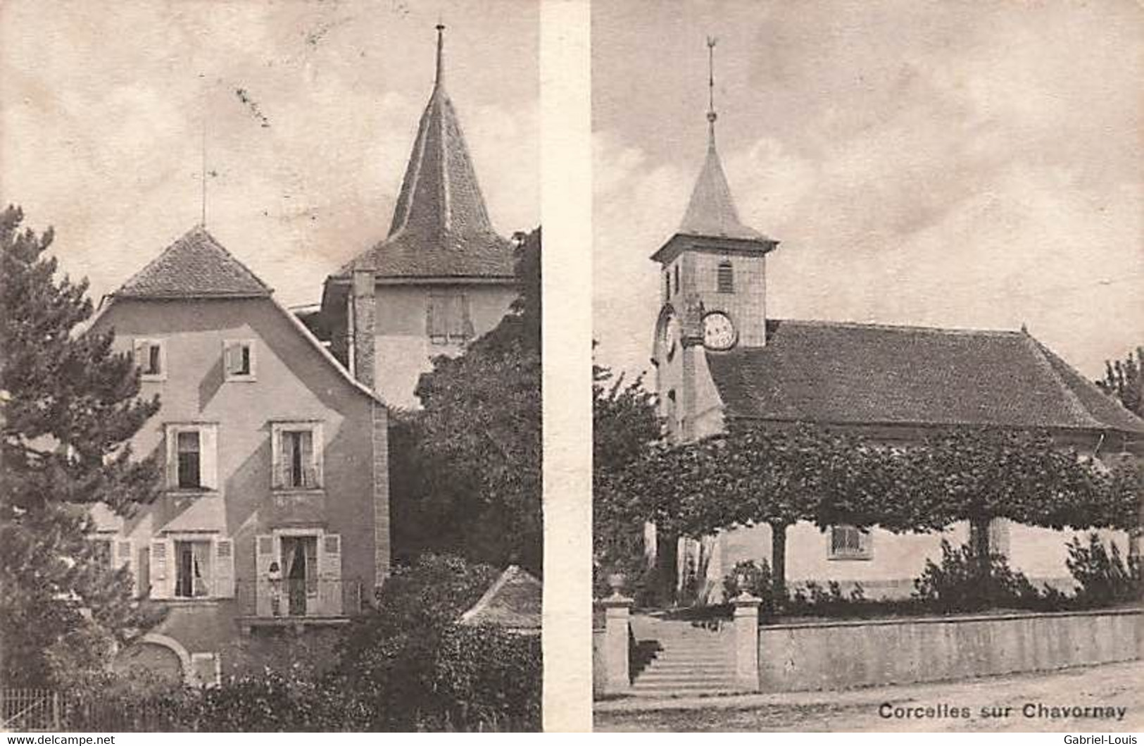 Corcelles Sur Chavornay 1921 - Chavornay