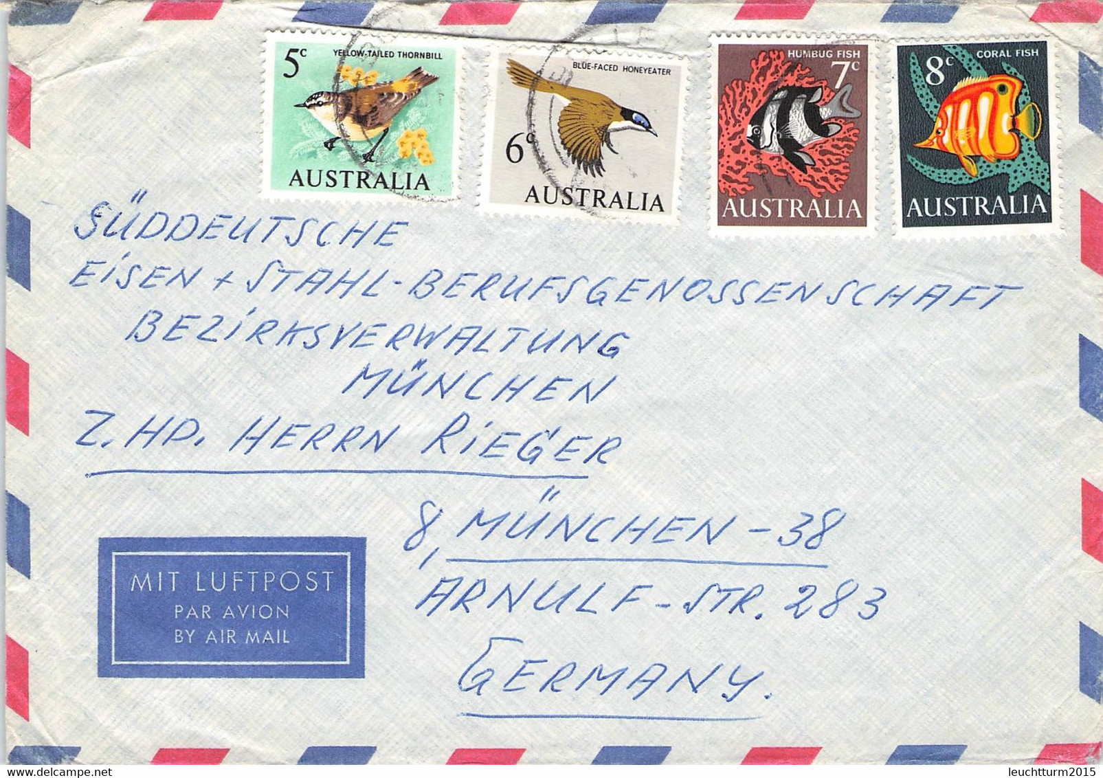 AUSTRALIA - SMALL COLLECTION OF 7 ENVELOPES / 5-3/4/5 - Collections