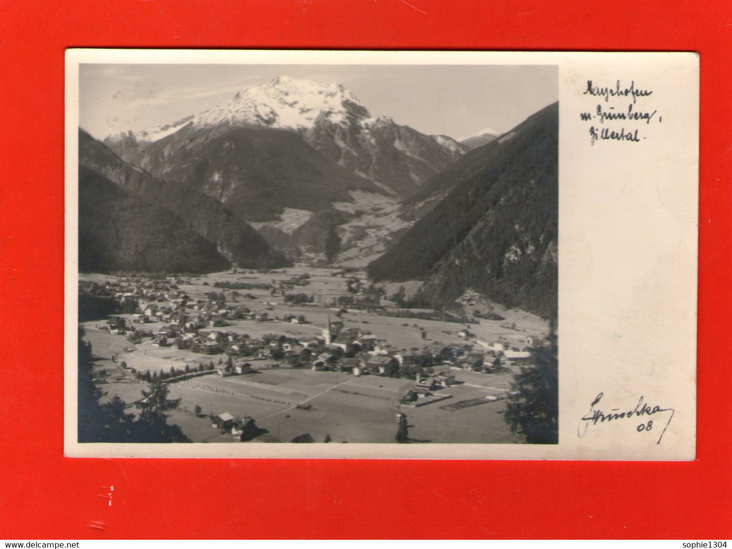 Carte-Photo -MAYRHOFEN - 1947 -( Tampon ) - Autriche - Autres & Non Classés