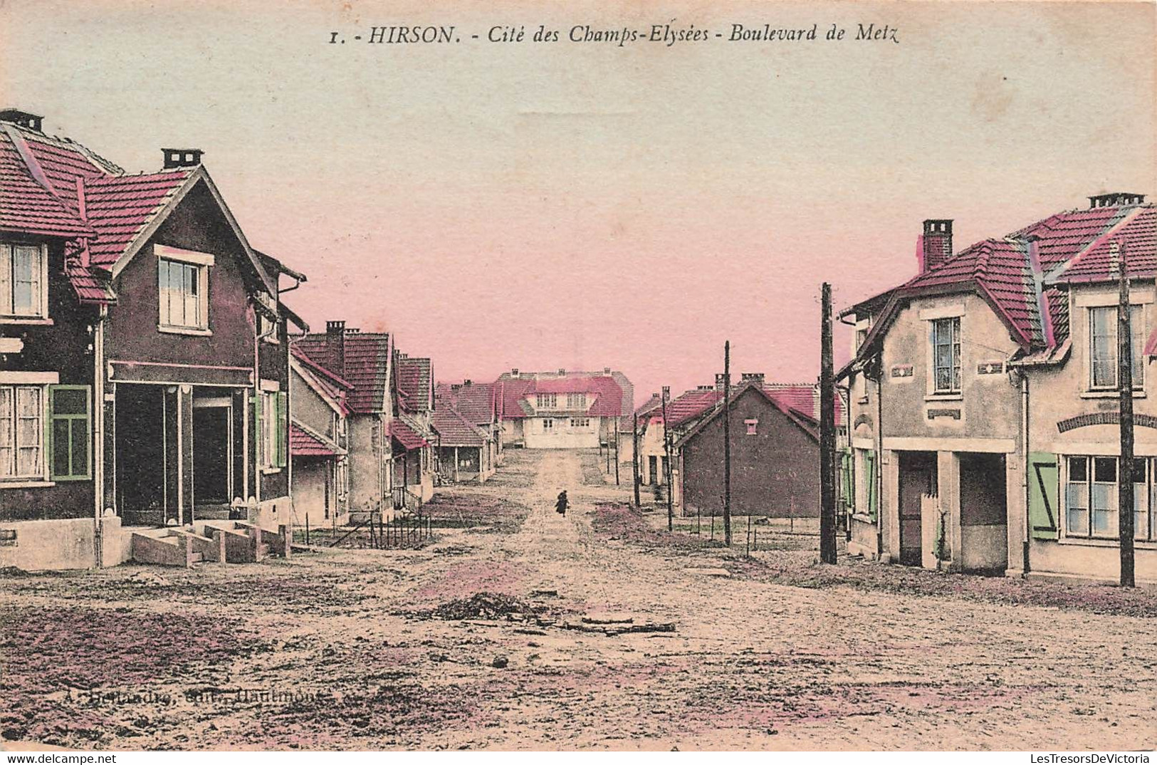 CPA Hirson - Cité Des Champs Elysées - Boulevard De Metz - Colorisé - Hirson