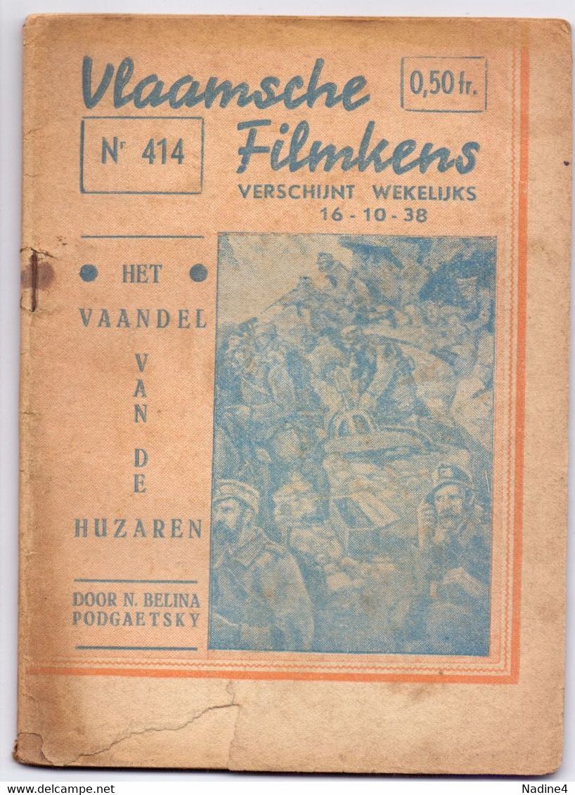 Tijdschrift Vlaamse Vlaamsche Filmkens - N° 414 - Het Vaandel Van De Huzaren - N. Belina Podgaetsky - 1938 - Kids