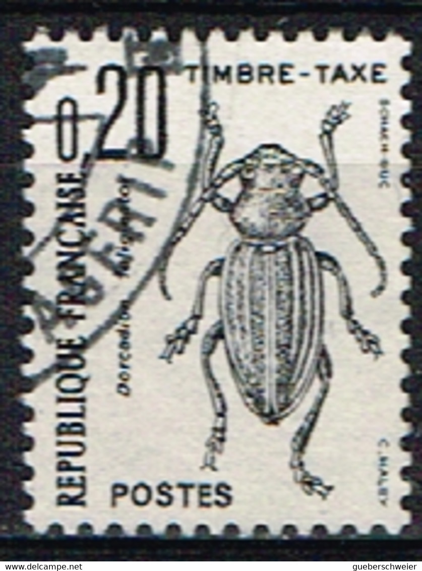 FR 200 - FRANCE Timbre Taxe N° 104 Obl. Insecte - 1960-.... Usados