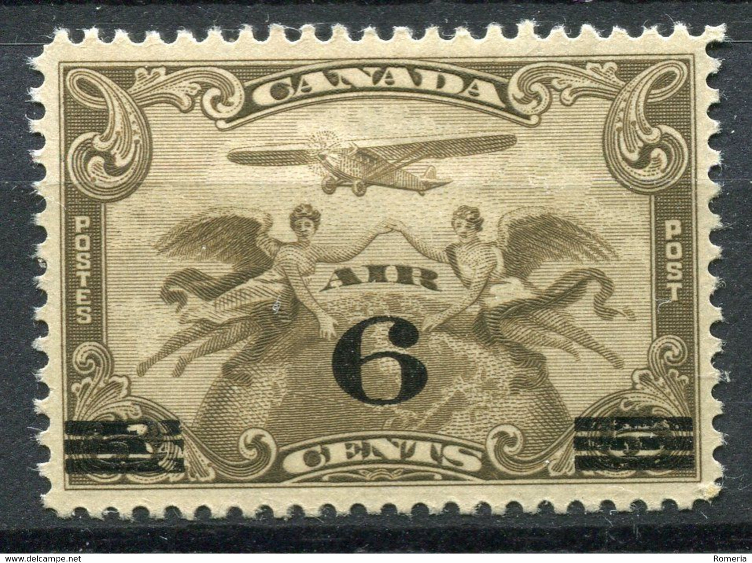 Canada - 1932 - Yt PA 3 - Poste Aérienne - ** Mais Trace De Charnière - Poste Aérienne: Surtaxés