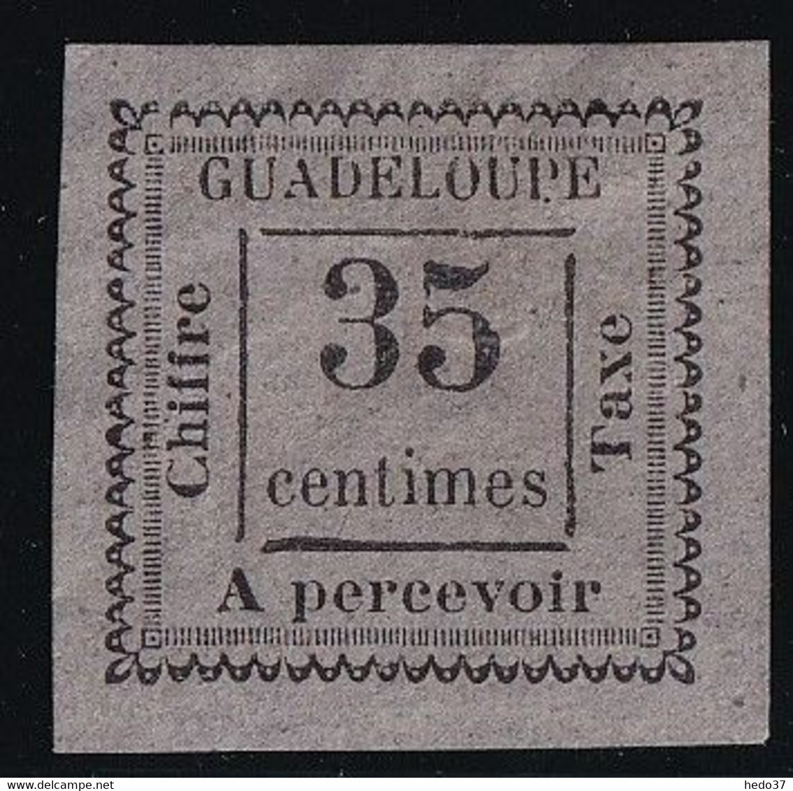 Guadeloupe Taxe N°11 - Neuf Sans Gomme - TB - Postage Due