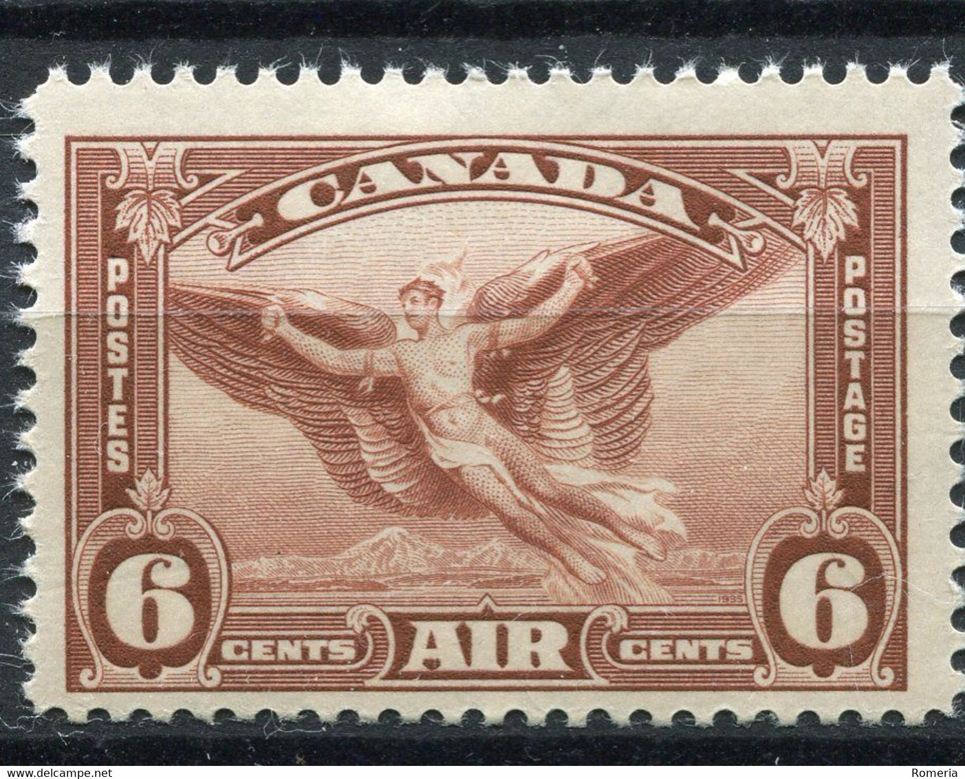 Canada - 1935 - Yt PA 5 - Poste Aérienne - ** - Poste Aérienne