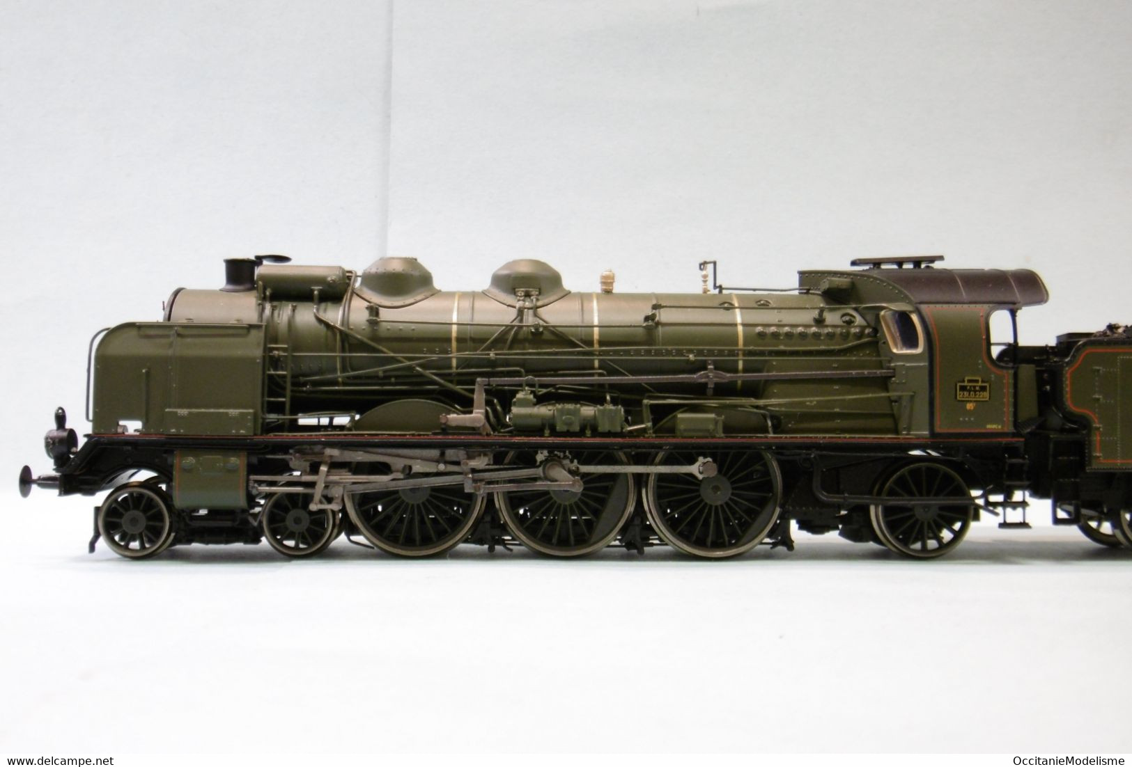 REE - Locomotive vapeur PACIFIC 231 D 229 Lyon PLM ép. II Digital DCC Sound réf. MB-138 S Neuf NBO HO 1/87