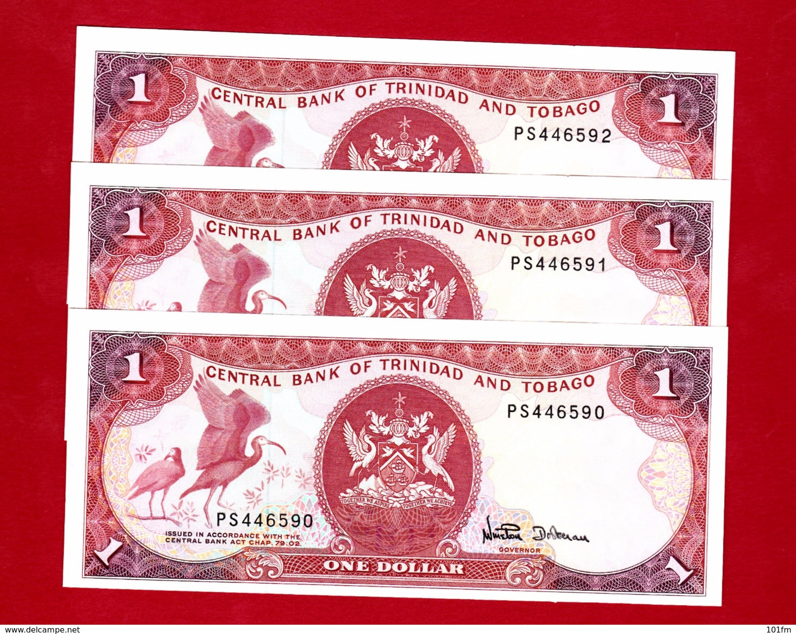 Trinidad & Tobago Lot 3 X 1 Dollar - Trinidad & Tobago