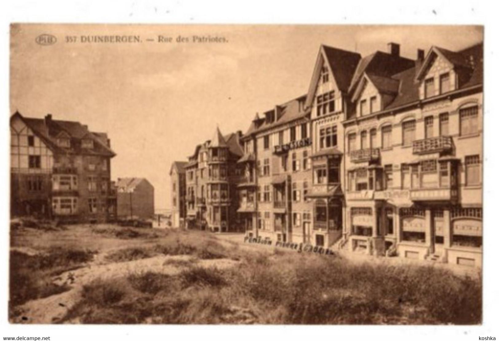 DUINBERGEN - Rue Des Patriotes - Verzonden 1927 - Uitgave :  P.I.B. 357 - Heist