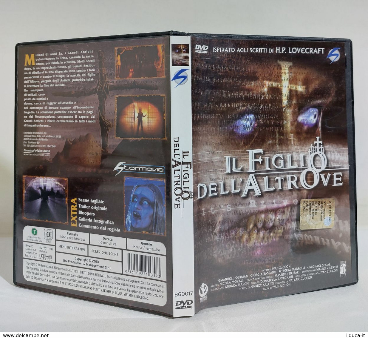 I109565 DVD - IL FIGLIO DELL'ALTROVE - Ivan Zuccon - Emanuele Cerman - Horreur