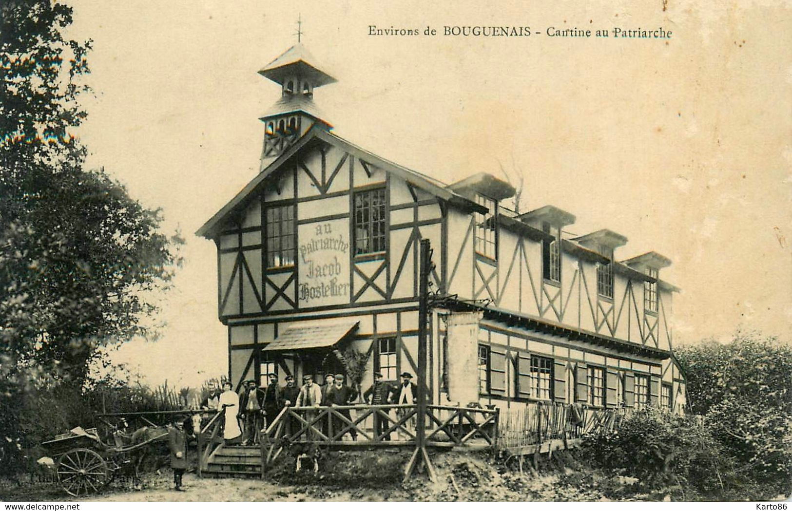 Bouguenais * Cantine Au Patriarche * Jacob HOSTELHER * AU PATRIARCHE * Commerce * Attelage âne - Bouguenais