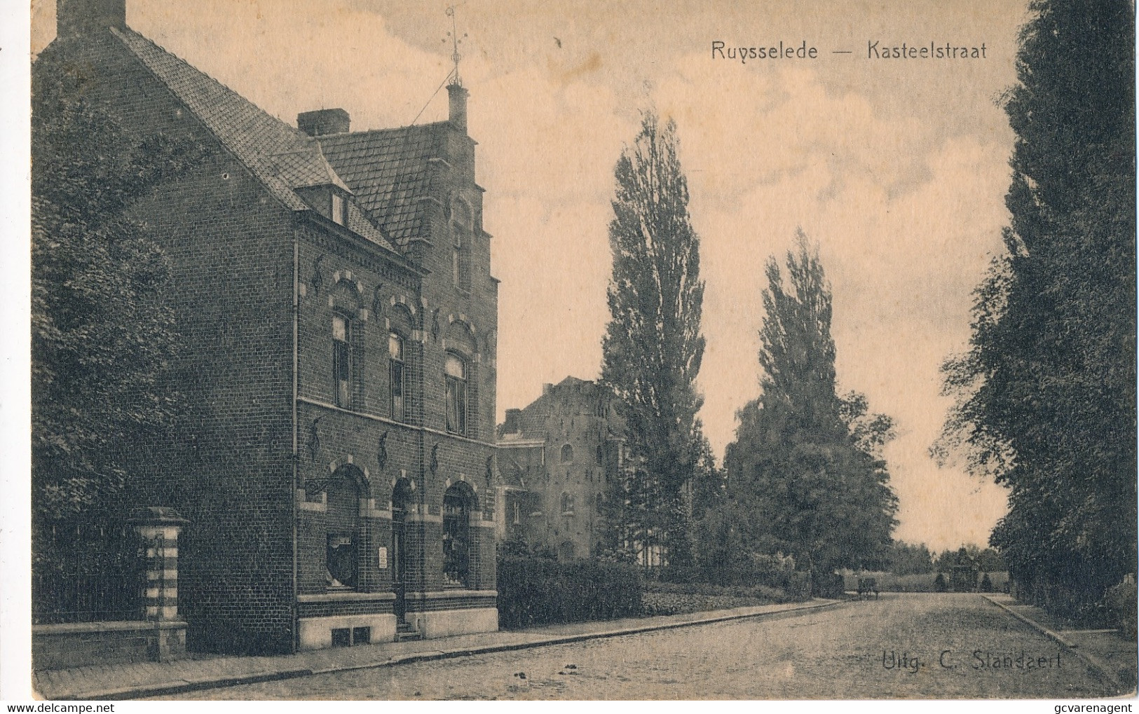 RUISELEDE  KASTEELSTRAAT          2 SCANS - Ruiselede