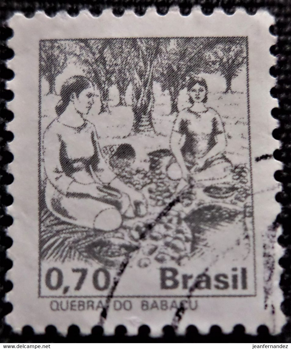 Timbre Du Brésil 1979 Occupations Stampworld N° 1751 - Oblitérés